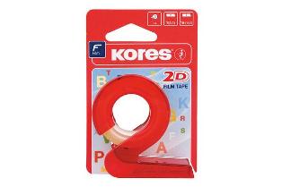 Kores Kleben, Klebefilm-Abroller 2D, inkl. 1 Rolle, 19mm x 10m