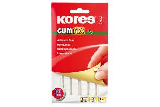 Kores Kleben, GUMFIX Haftgummi, ablsbar, inkl. 84 Klebepads