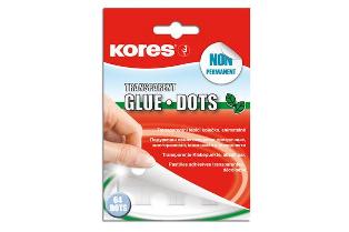 Kores Kleben, GLUEDOTS Klebepunkte, non-permanent, 64 Pads