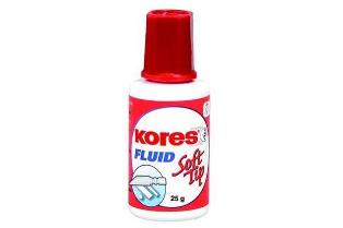 Kores Korrigieren, SOFT TIP Fluid, weiss, auf Benzinbasis, 25g