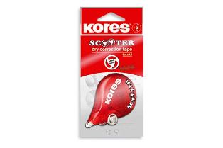 Kores Korrigieren, SCOOTER Korrekturroller, rot, 4,2mm x 5m