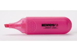 Kores Leuchtmarker, Bright Liner, pink, 3,2ml