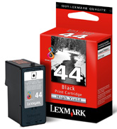 Lexmark Tintenpatrone, schwarz, Nr. 44