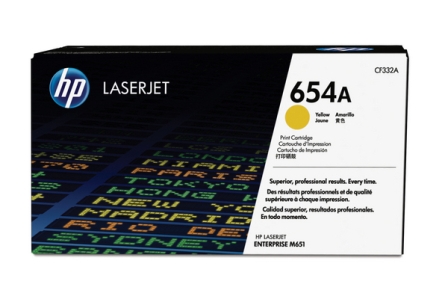 HP Toner, yellow, 654A, 15'000 Seiten